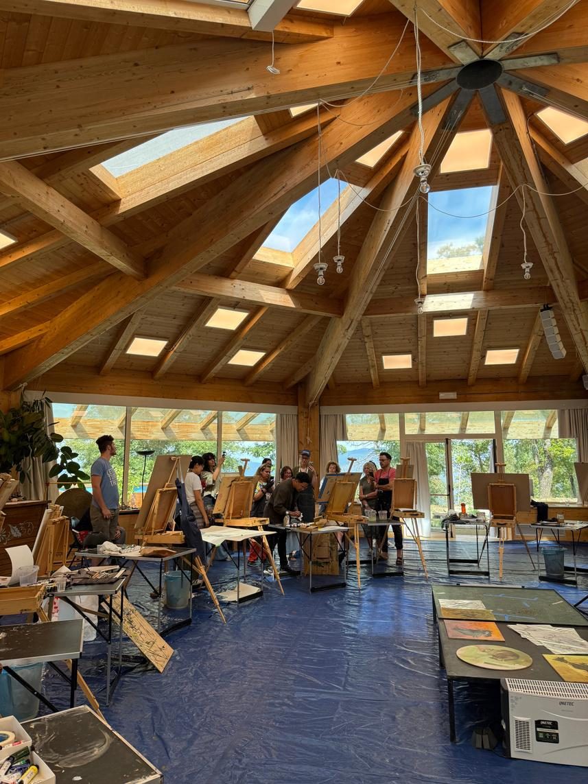 Painters in the Octagon studio